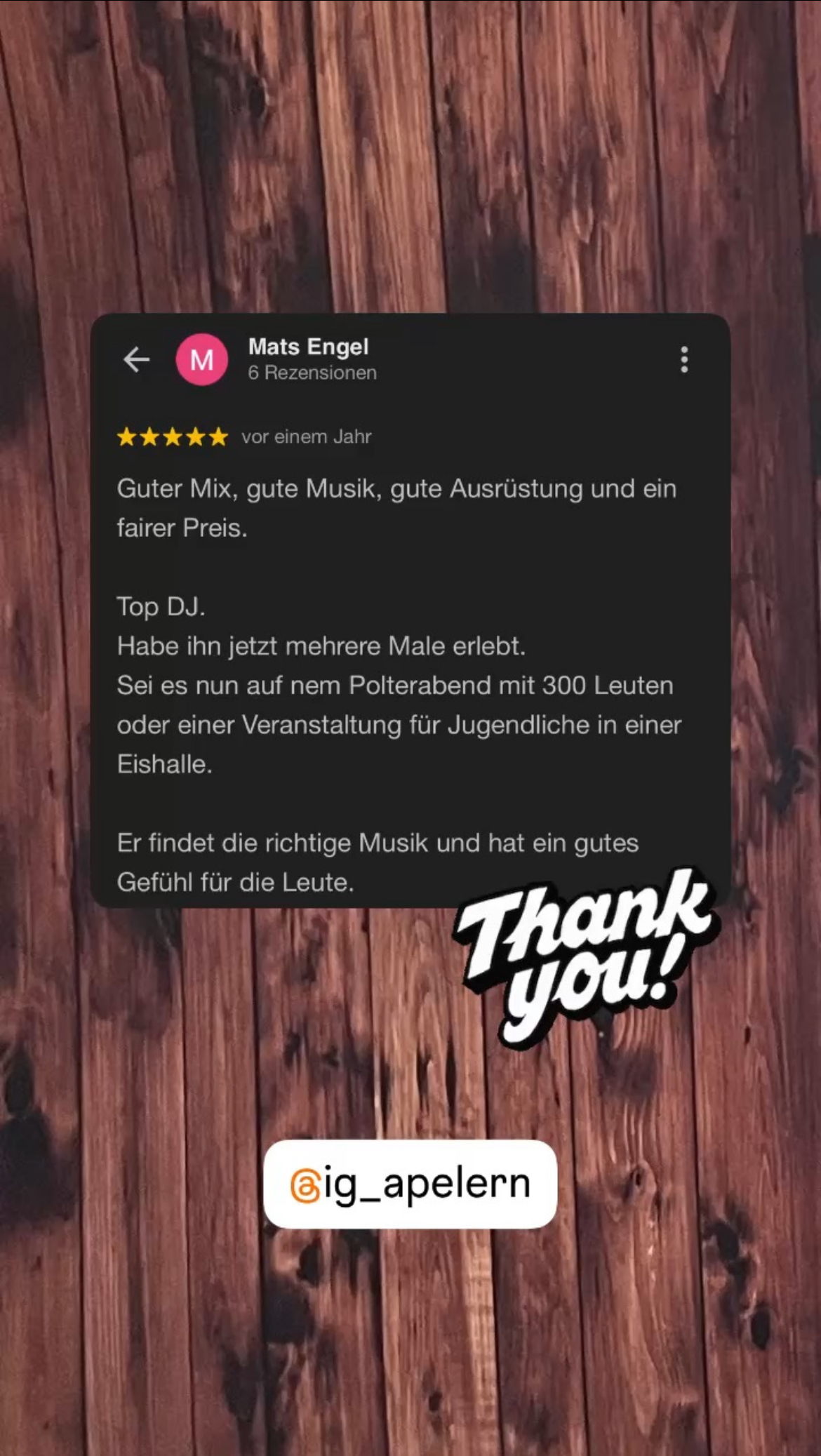 Kundenbewertung